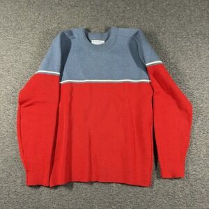 Vintage Jonathan Richards 100% Virgin Wool Knit Pullover Ski Sweater Mens Medium